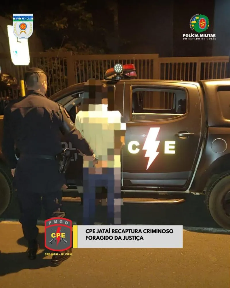 CPE⚡ JATAÍ RECUPERA FORAGIDO DA JUSTIÇA!