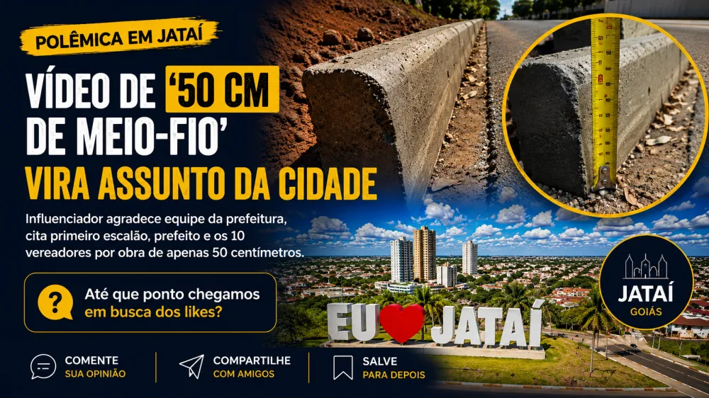Vídeo de Comemoração de Obra Viraliza em Jataí