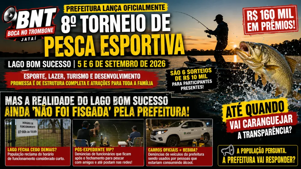 🎣 TORNEIO DE PESCA NO LAGO BOM SUCESSO: PEIXE GRANDE, PRÊMIO MAIOR E PERGUNTAS QUE CONTINUAM SEM RESPOSTA