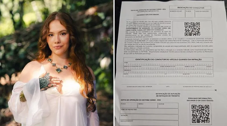 Cantora é Denunciada Pela Prefeitura de Goiânia Após Espalhar Multas Fakes em Veículos Para Divulgar Música 